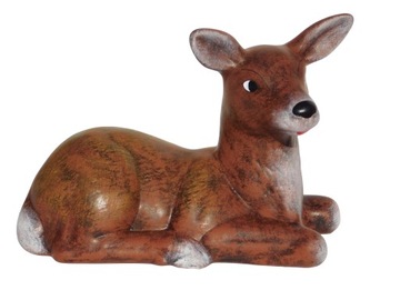 Roe deer roe deer figurine xl grodowa garden, фото