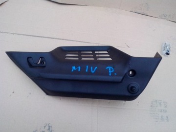 Plastic overlay (grille) trunk renault megane 4 hatchback, фото