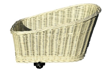 Basket bicycle back wicker cuda wicker-cuda colorful, фото