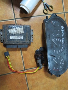 Immobilizer computer ignition clock scenic 1.6 770011450, фото