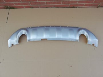 Ford kuga mk2 12- spoiler overlay bumper diffuser, фото