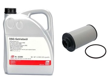 Filter+ oil 6l to boxes dsg g052182a2 set, фото