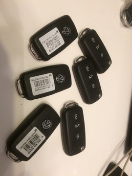 Key remote control (key) vw t5 golf touran jetta sharan polo, фото