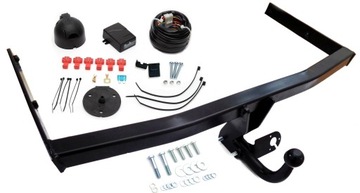 Vw volkswagen touran from 2003 tow bar + block, фото