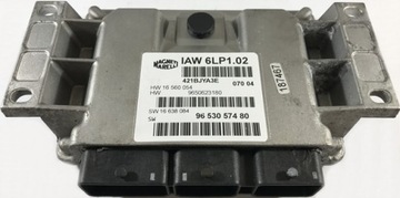 Компьютер ecu peugeot 307 2.0 iaw6lp1. 02 9653057480, фото