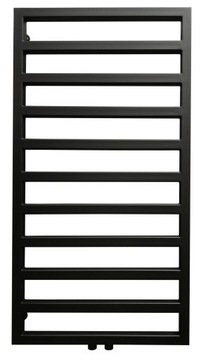 Radiator bathroom waters szkarlat 444 в 530 x 1000 mm black, фото