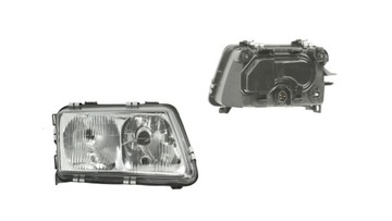 Audi a3 8l 96 - h4+ h7 headlight front headlight front right, фото