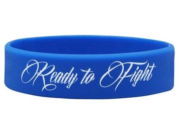Clamp silicone strap b0336 ready to fight blue, фото