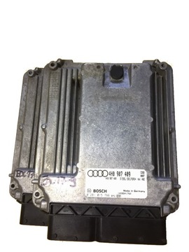 Ecu audi a8 4h 4.2 tdi 0281015766 4h0907409 m+s, фото