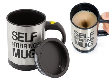 Thermal mug self-mixing miesza sam for tea coffee gadget, фото