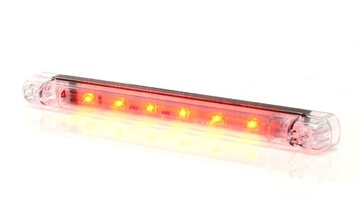 Led подсветка фара тормозной 3. стоп красная 12/ 24v 681, фото