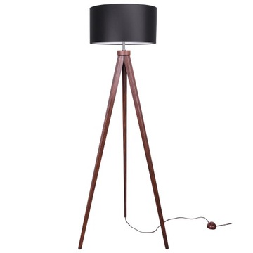 Floor lamp tripod lampshade led backlight nocturnal to reading, фото