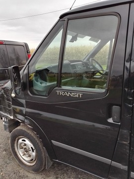 Дверь левая передняя ford transit 06 - 13 пантера black черный, фото