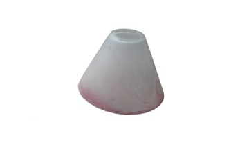 Glass cone white-pink murano 16, 5 centimeters, фото