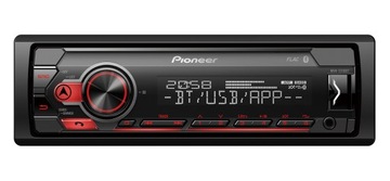 Автомагнитола автомобильное pioneer mvh-s320bt 1-din, фото