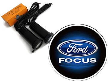 Welcoming light logo ford focus power 2x7w, фото
