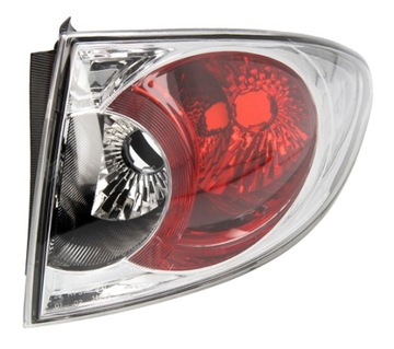 Tail light mazda 6 2002 - 2007 station wagon right chrome, фото