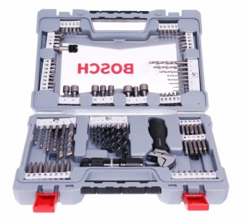 Bosch set bit 1 drill bit v-line 91, фото