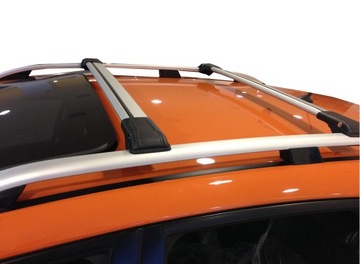 Renault kangoo 2008 - 2020 rack rails roofs silent strong, фото