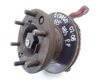 Iveco eurocargo 02 - 15 trunnion hub front right 17, 5 6 bolts 16cm, фото