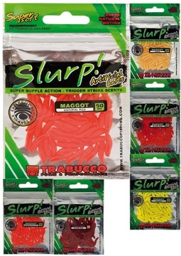 Искусственный черви trabucco slurp красный, фото