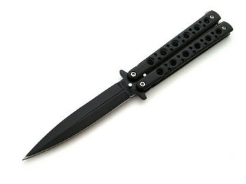 Knife butterfly balisong black n498a, фото