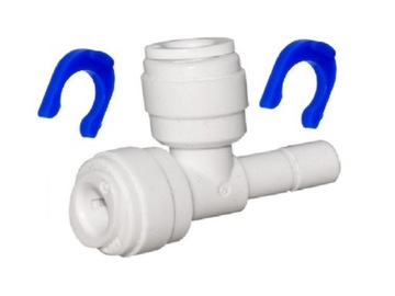 Tee 1/ 4x1/ 4x1/ 4 to hose ro osmoza qsrt0404, фото