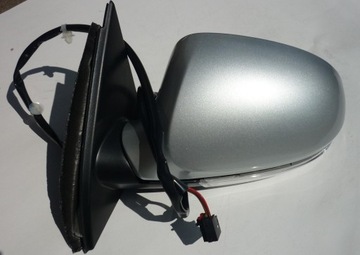 Volkswagen passat b6 mirror left la7w 9 contacts electrically airtight, фото