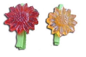 Clasp buckles wooden decorative flower hit!, фото