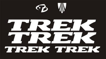 Trek 37cm white stickers on a bicycle set 3-3b, фото