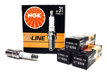 Candles ignition ngk ptr5d-10 v-line 31 set. 4pcs, фото