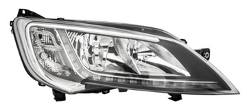 Headlight fiat ducato, boxer, jumper 14- left/ right led backlight sr, фото