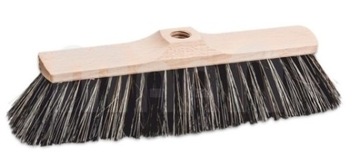 Broom sweeper on stick 35 centimeters mixture hair pvc, фото