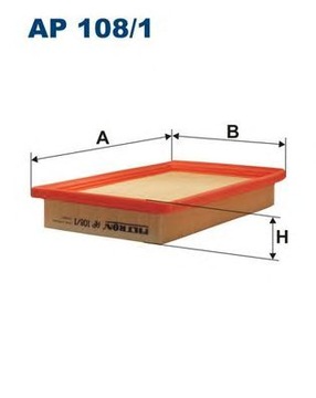 Air filter filtron fil ap108/ 1, фото