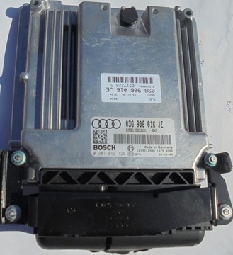 Audi a4 b7 2.0 tdi контроллер двигателя 03g906016je, фото
