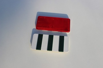 Reflector rectangle red lava trailer, фото
