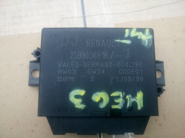 Block parking sensors control unit renault megane 3 259903681, фото
