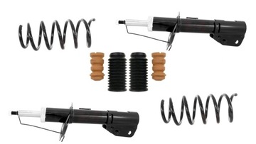 Shock absorbers springs front captiva opel antara+o, фото