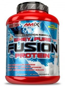 Amix serum pure fusion 2300g protein wpc wpi delicious, фото