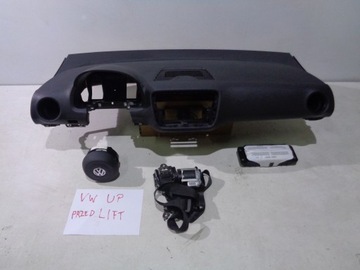 Volkswagen up! vw plank torpedo airbag panels complete, фото