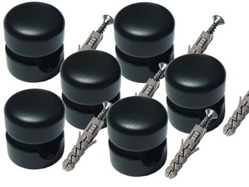 Fasteners to wires kabla в braided black 100 pcs, фото