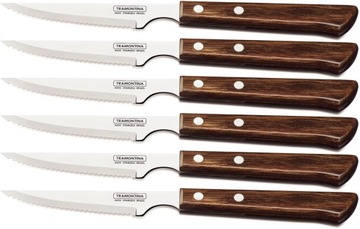 Tramontina 6x knife for steaks spanish style polywood, фото