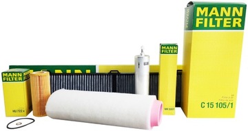 Bmw e90 e91 320d filter set mann filter, фото