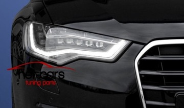 Audi a6 c7 адаптер фар xenon поворотные на full led, фото