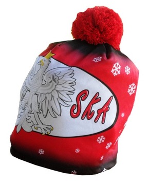 Winter hat poland: printed: design d01 super!, фото