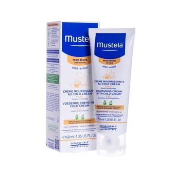 Mustela питательный with cold cream поживний 1 защитный крем до лица 40ml, фото