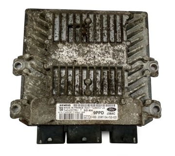 Ford fiesta mk6 1. 4tdci computer control unit motor, фото