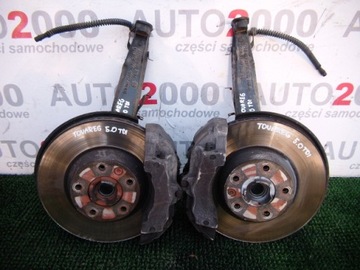 Vw touareg 5.0 tdi цапфа ступица левая передняя, фото