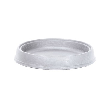 Stand saucer under pot donice oslonke round white 45 centimeters, фото
