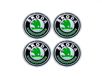 Skoda 55мм эмблемы наклейки колпаки алюминий диски, фото